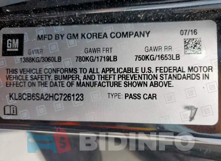 KL8CB6SA2HC726123 Photo# 12