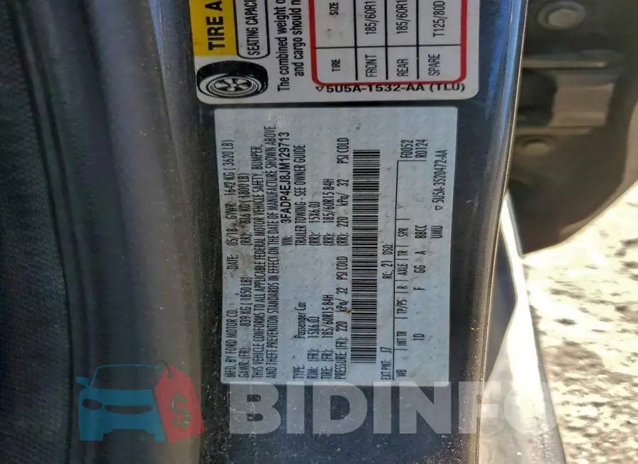 3FADP4EJ8JM129713 Photo# 12
