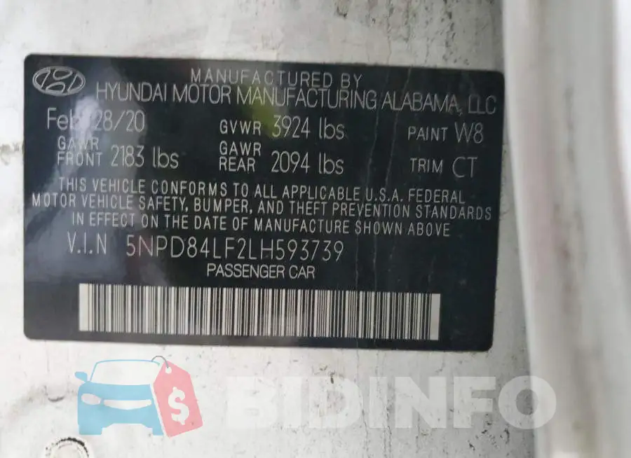 5NPD84LF2LH593739 Photo# 12