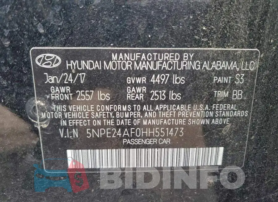 5NPE24AF0HH551473 Photo# 12