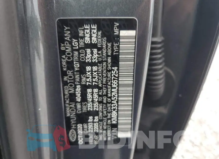 KM8K33A52MU667254 Photo# 13