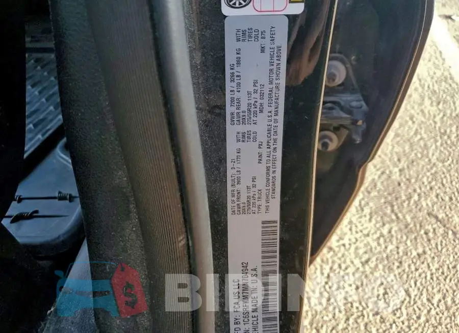 1C6SRFKM7MN704942 Photo# 13