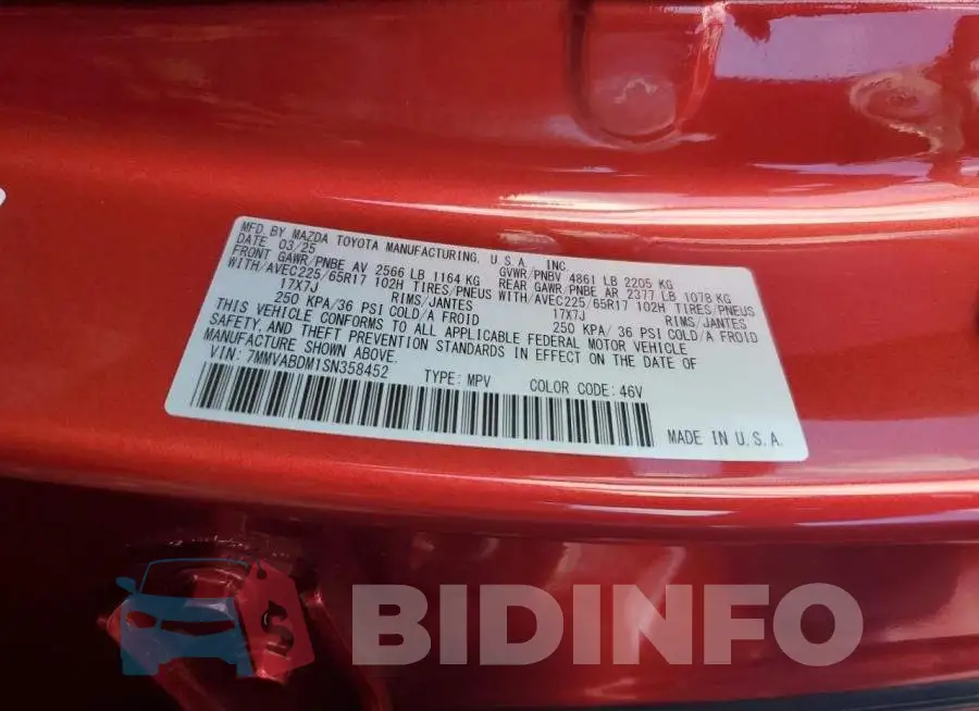 7MMVABDM1SN358452 Photo# 13