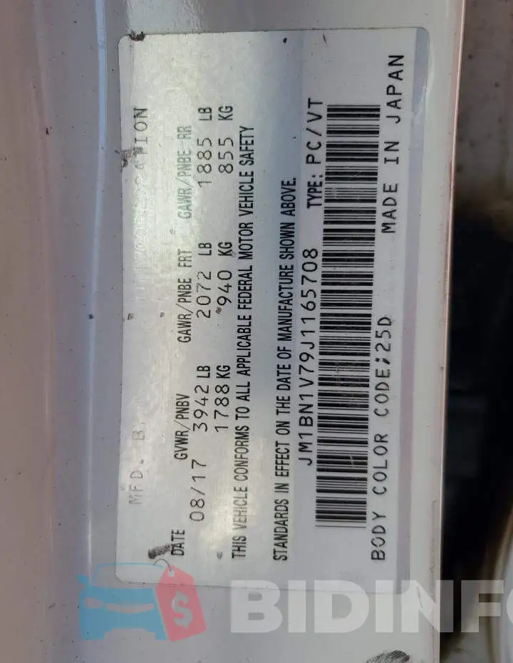 JM1BN1V79J1165708 Photo# 13