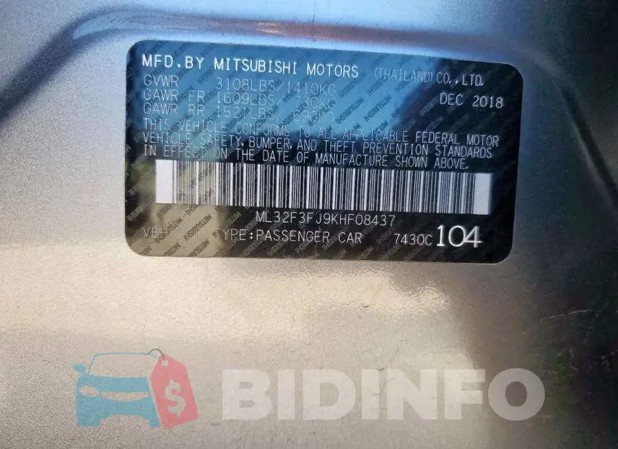 ML32F3FJ9KHF08437 Photo# 12