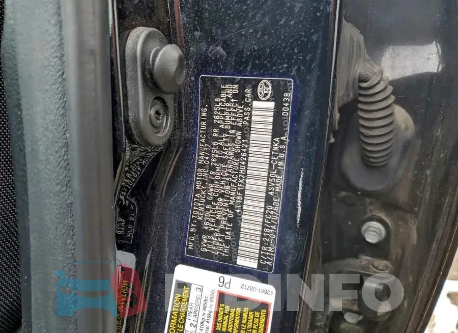 4T1BF1FK7HU426421 Photo# 12