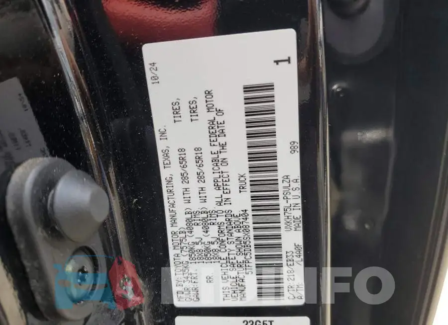 5TFPC5DB5SX087404 Photo# 12