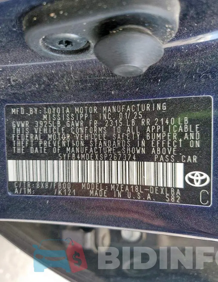 5YFB4MDEXSP267374 Photo# 12