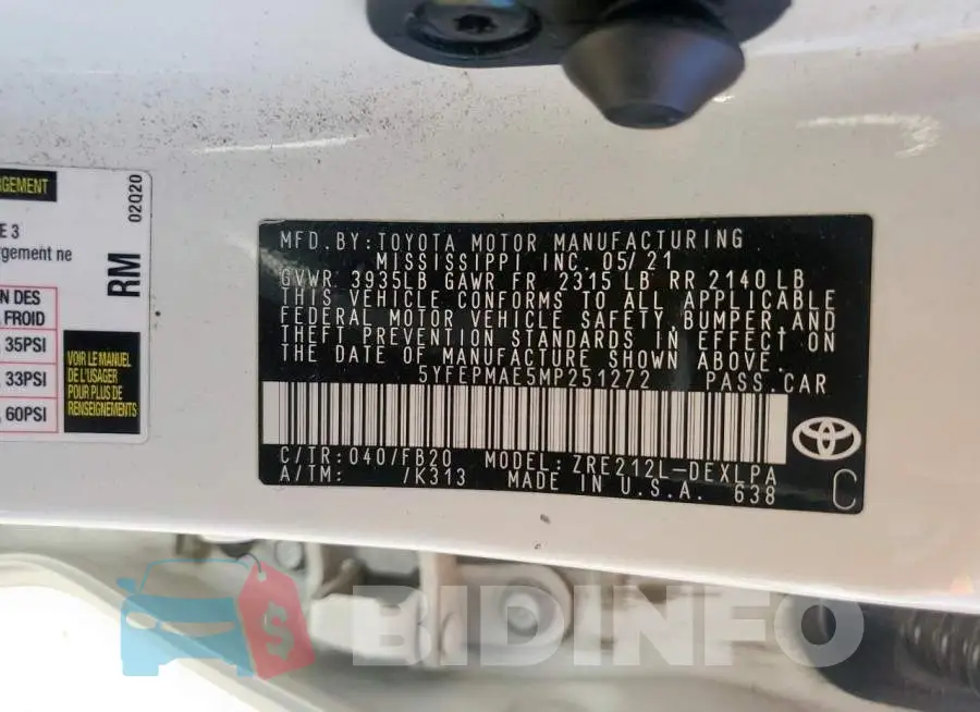 5YFEPMAE5MP251272 Photo# 13