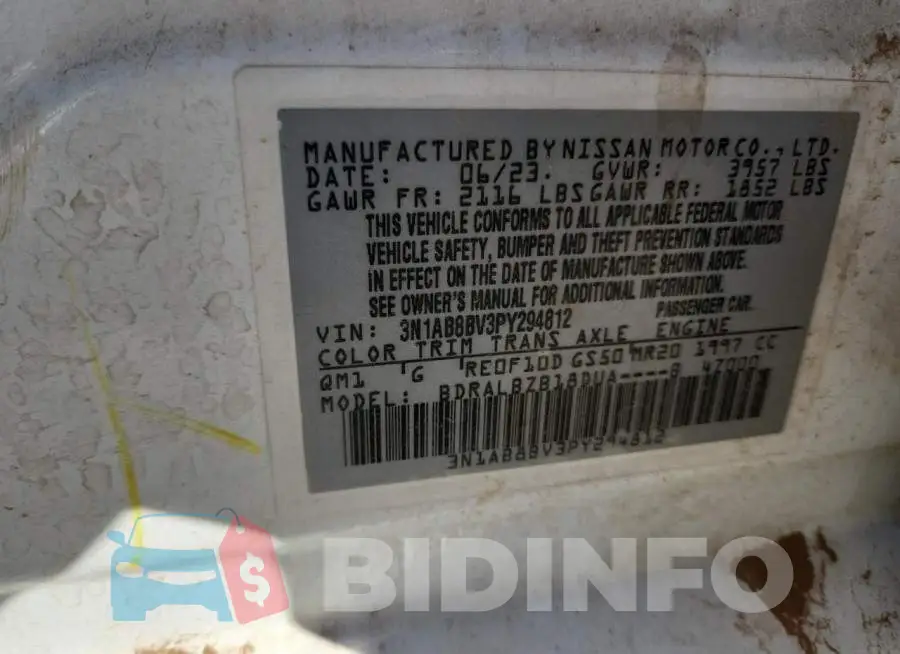3N1AB8BV3PY294812 Photo# 12