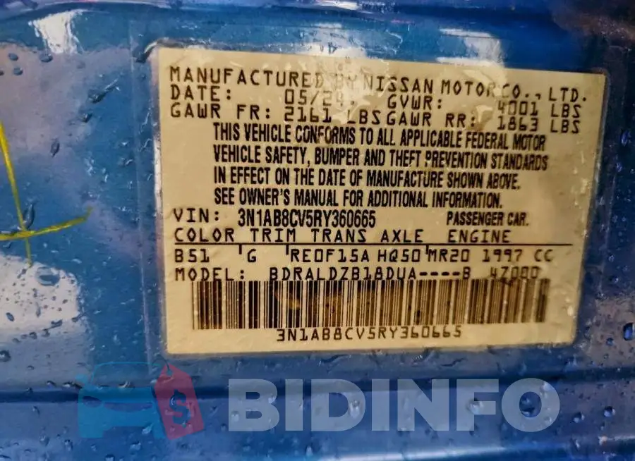 3N1AB8CV5RY360665 Photo# 13