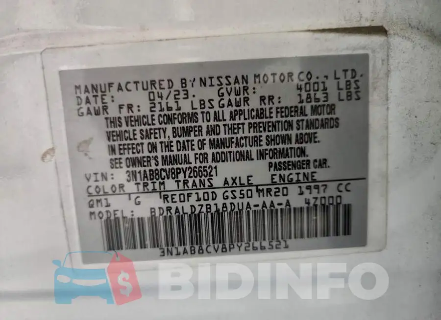 3N1AB8CV8PY266521 Photo# 12