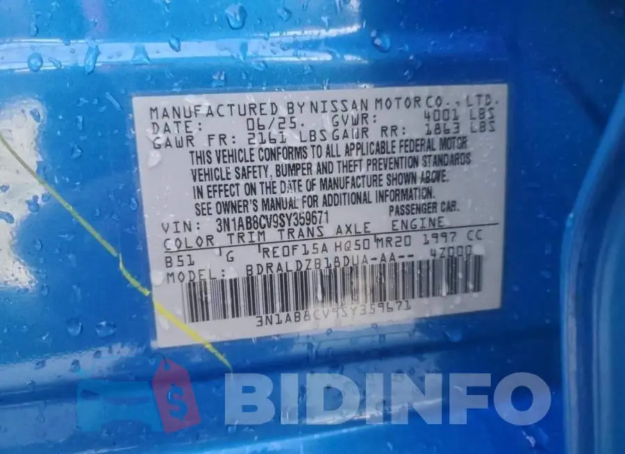 3N1AB8CV9SY359671 Photo# 13