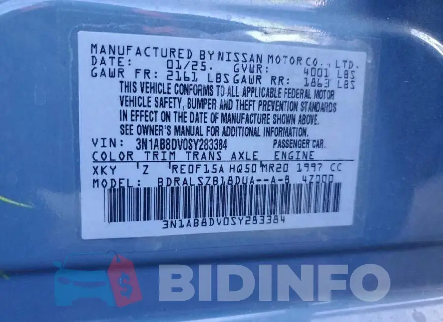 3N1AB8DV0SY283384 Photo# 12