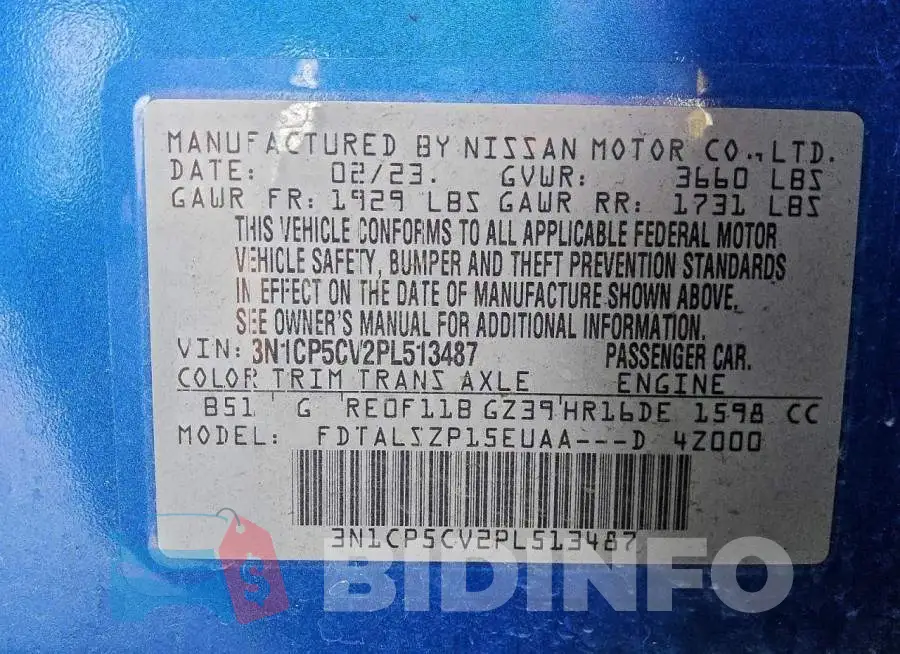 3N1CP5CV2PL513487 Photo# 12