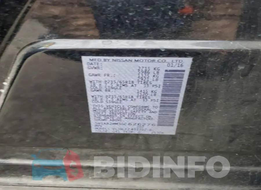 5N1AR2MM3GC626276 Photo# 13