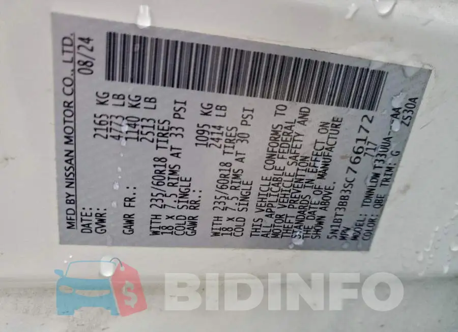 5N1BT3BB3SC766172 Photo# 13
