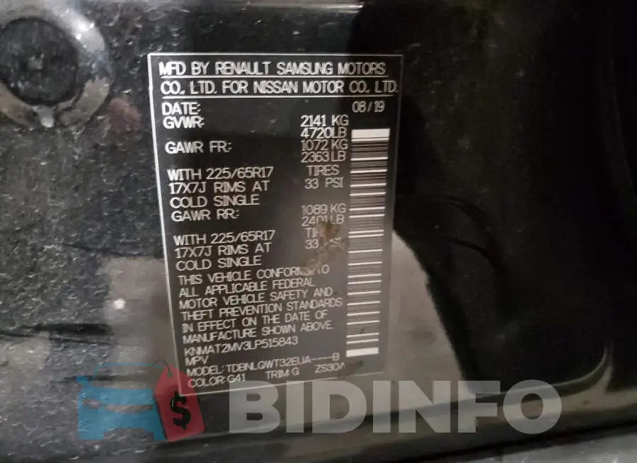 KNMAT2MV3LP515843 Photo# 12