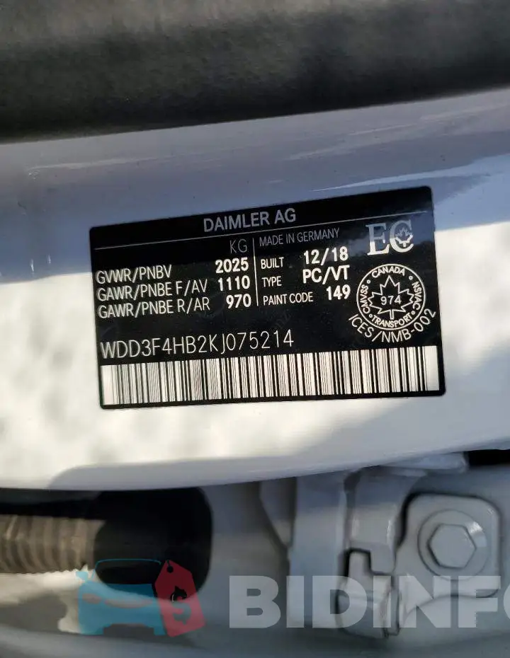 WDD3F4HB2KJ075214 Photo# 12