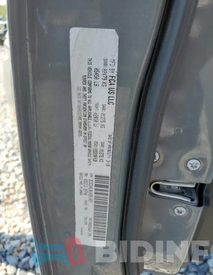 2C3CDXGJ8JH281457 Photo# 12