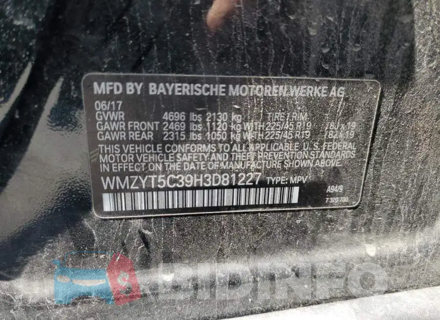 WMZYT5C39H3D81227 Photo# 12