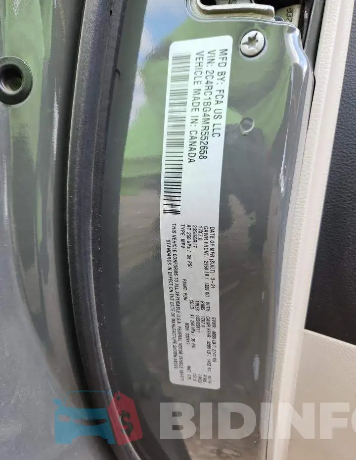 2C4RC1BG4MR552658 Photo# 14