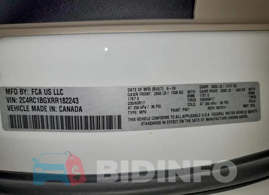 2C4RC1BGXRR182243 Photo# 13