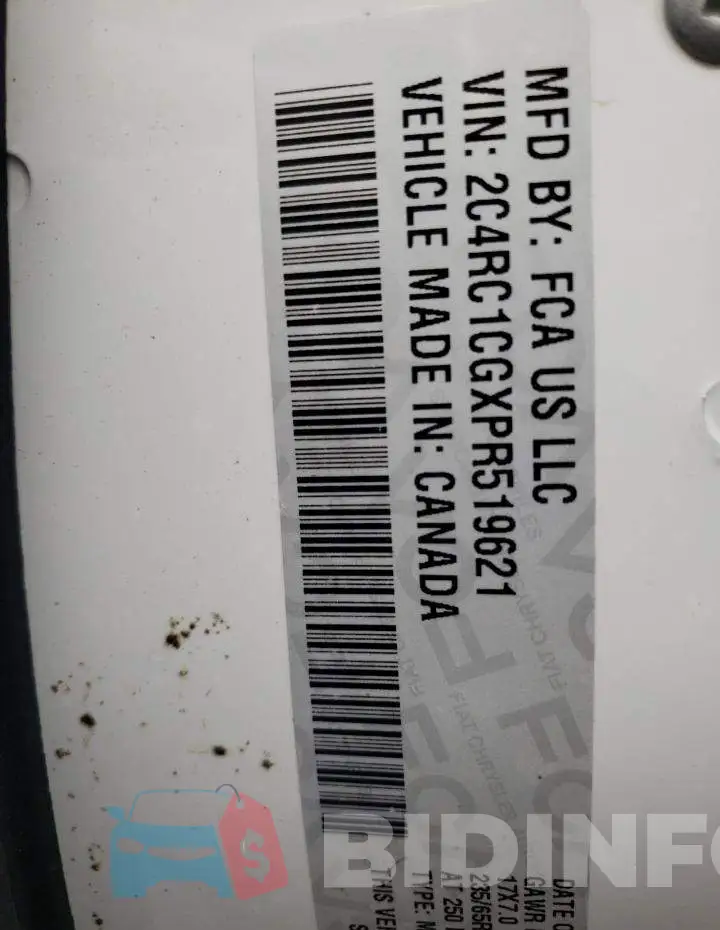 2C4RC1CGXPR519621 Photo# 13