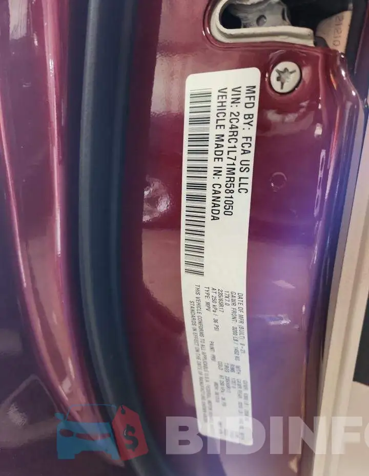 2C4RC1L71MR581050 Photo# 13