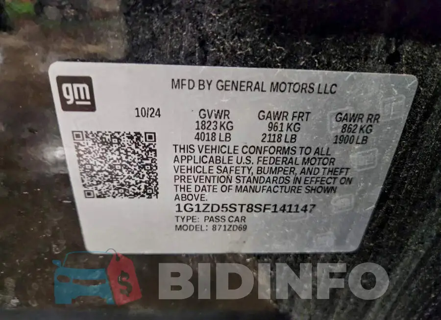 1G1ZD5ST8SF141147 Photo# 12