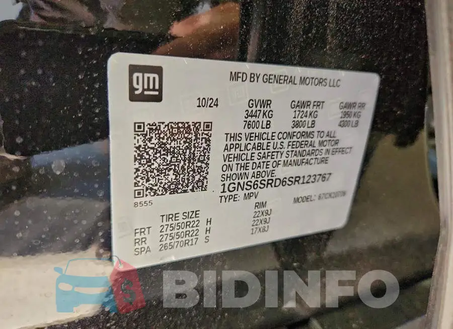 1GNS6SRD6SR123767 Photo# 14