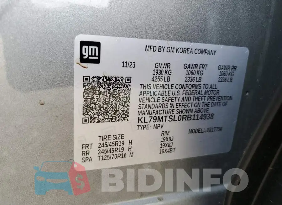 KL79MTSL0RB114938 Photo# 13