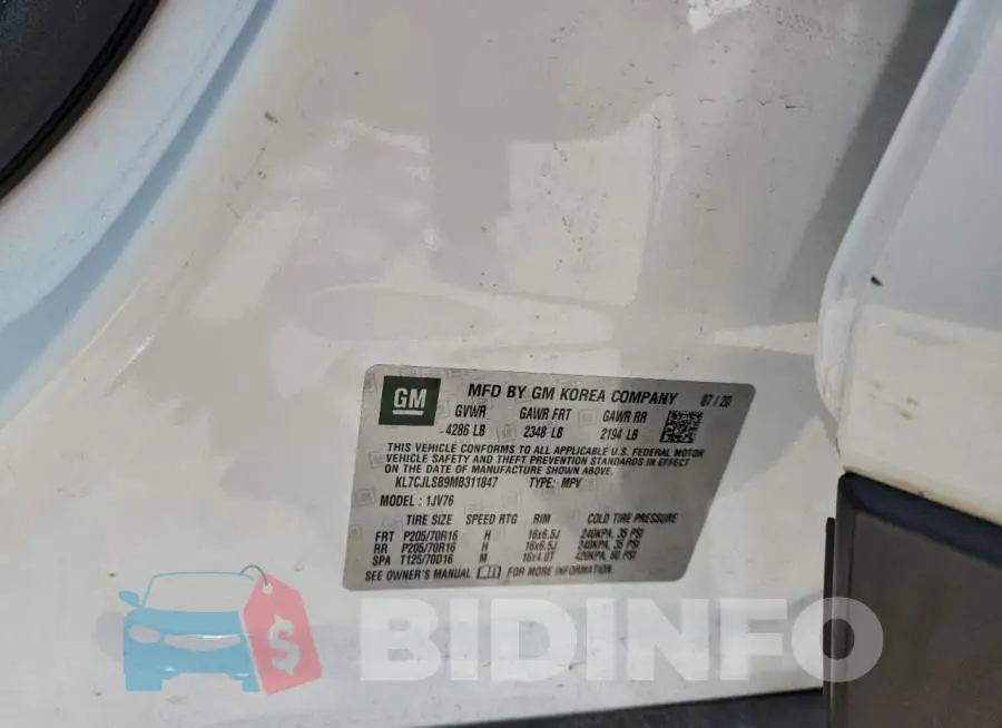 KL7CJLSB9MB311847 Photo# 12