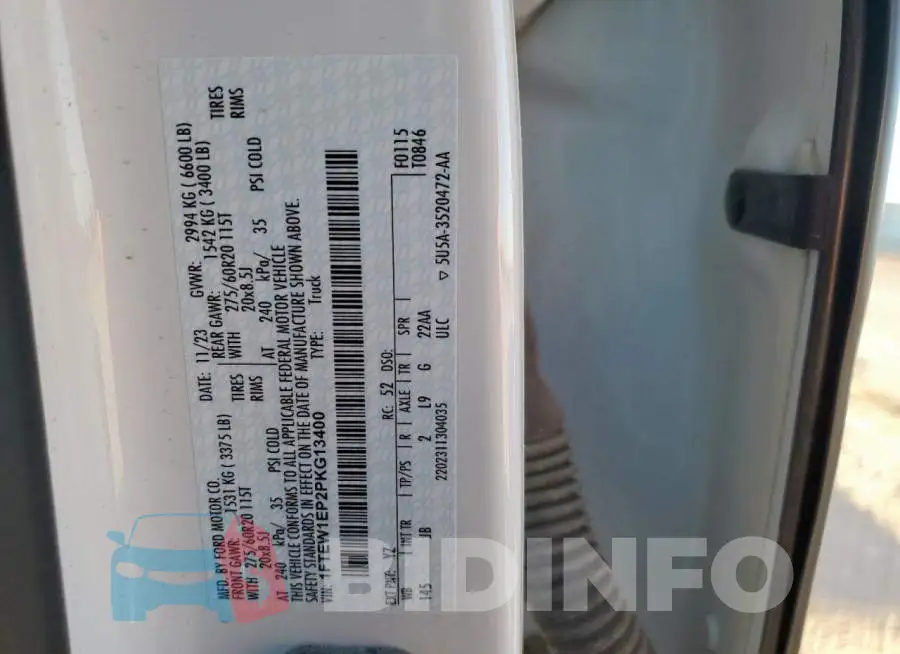 1FTEW1EP2PKG13400 Photo# 13