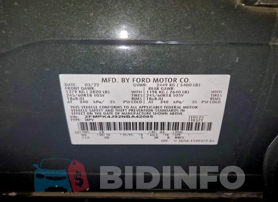 2FMPK4J92NBA42085 Photo# 13
