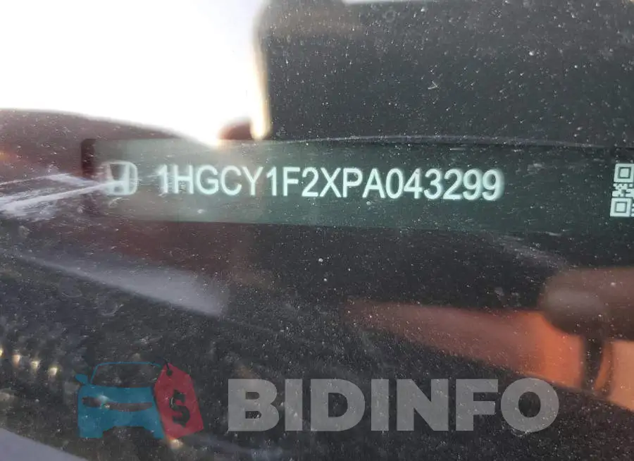 1HGCY1F2XPA043299 Photo# 12