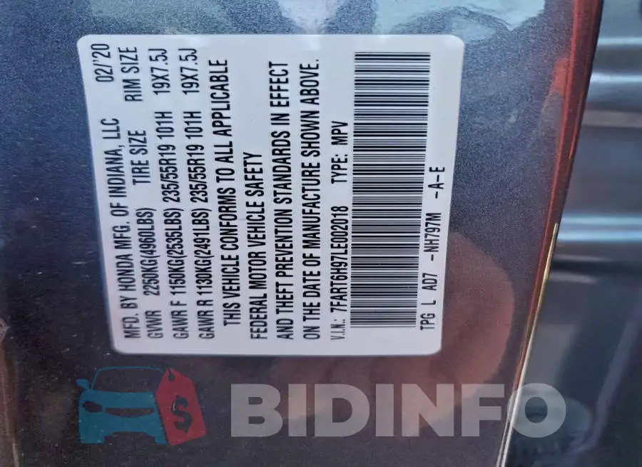 7FART6H97LE002018 Photo# 13