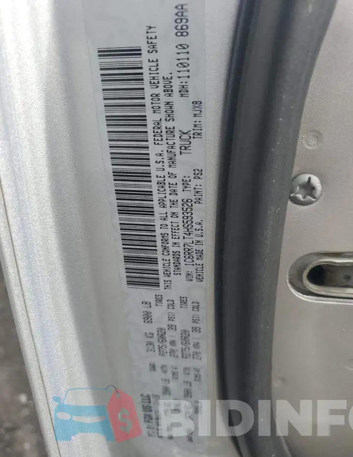 1C6RR7LT4HS593526 Photo# 12