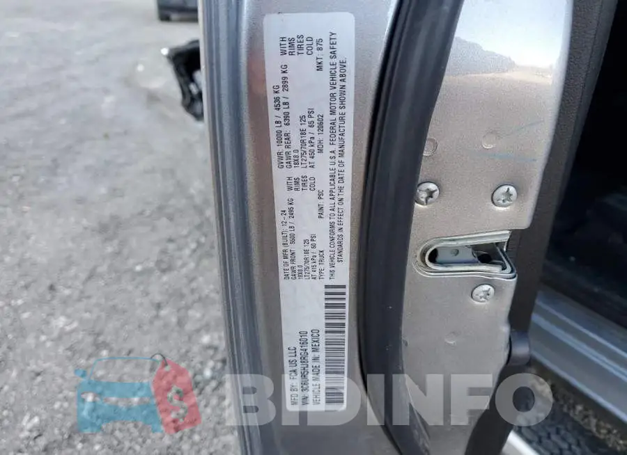 3C6UR5HJ8RG416010 Photo# 12