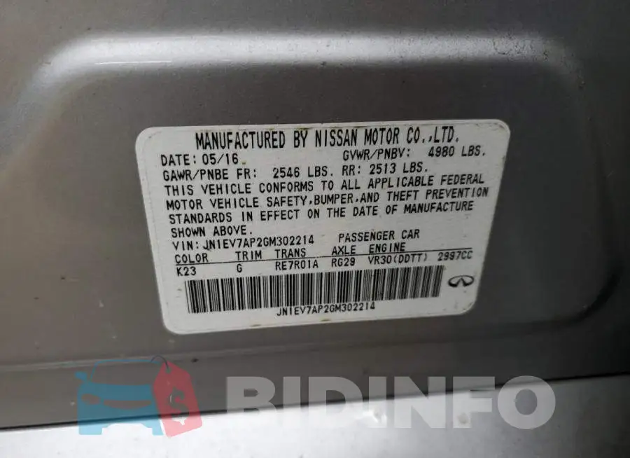 JN1EV7AP2GM302214 Photo# 12