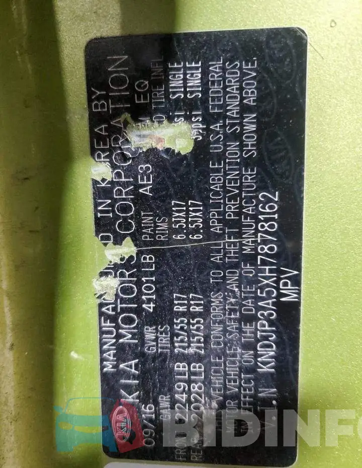 KNDJP3A5XH7878162 Photo# 13