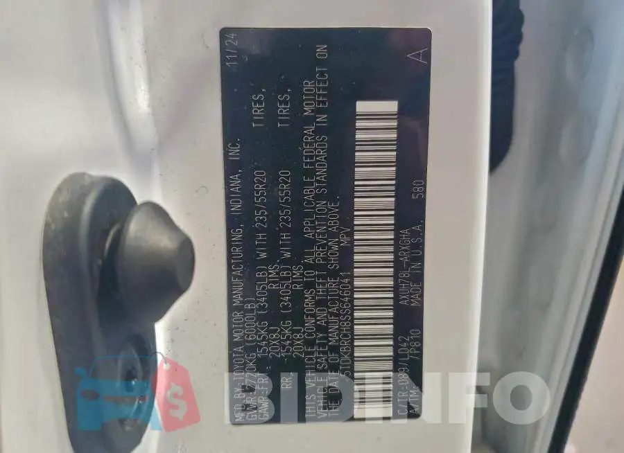 5TDKBRCH8SS646041 Photo# 14