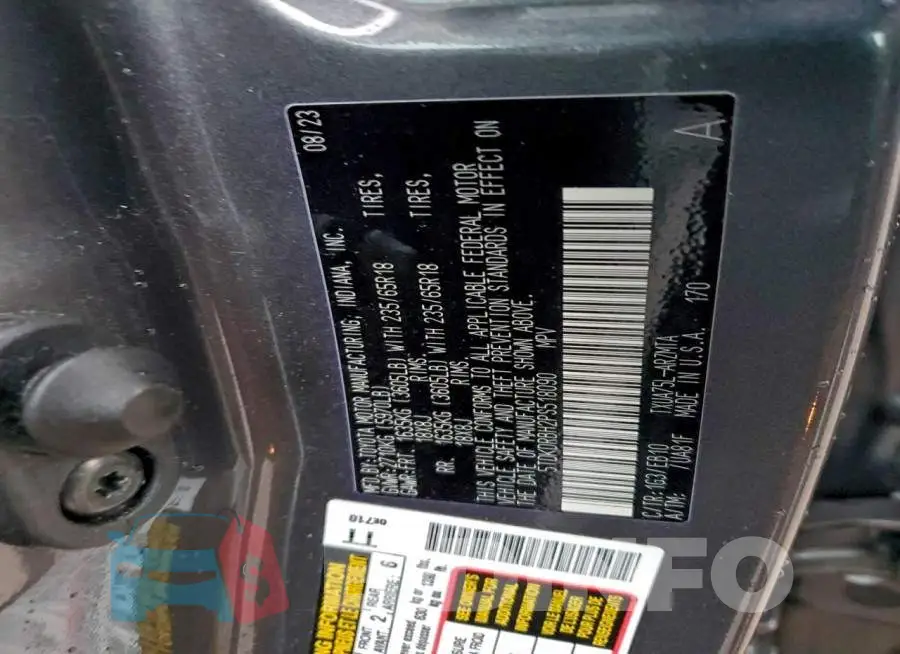 5TDKDRBH2PS518090 Photo# 13