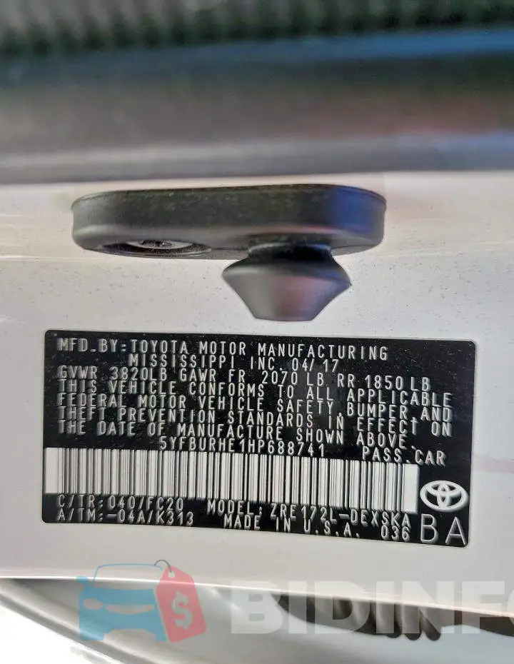 5YFBURHE1HP688741 Photo# 12