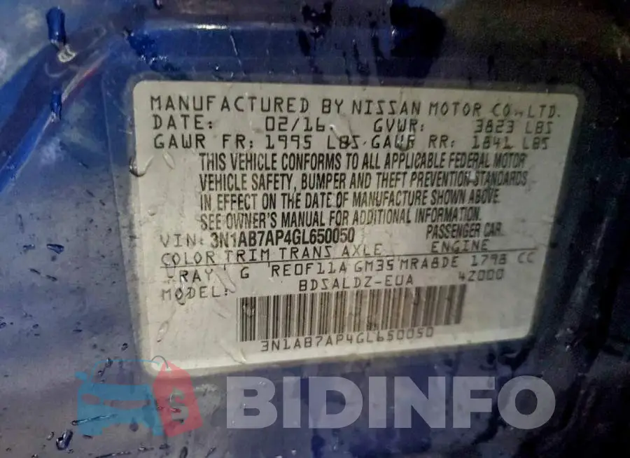 3N1AB7AP4GL650050 Photo# 12
