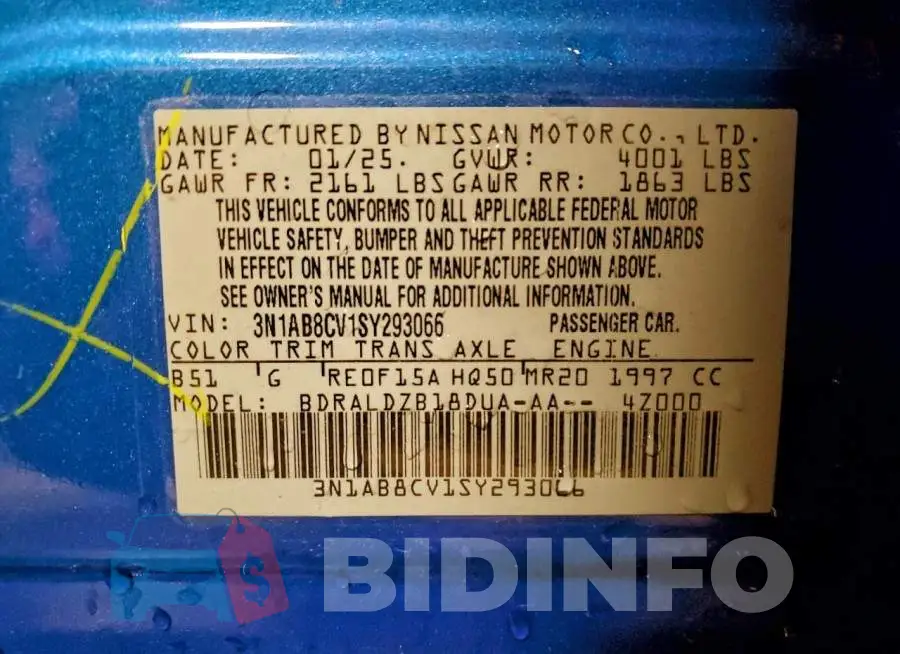 3N1AB8CV1SY293066 Photo# 12