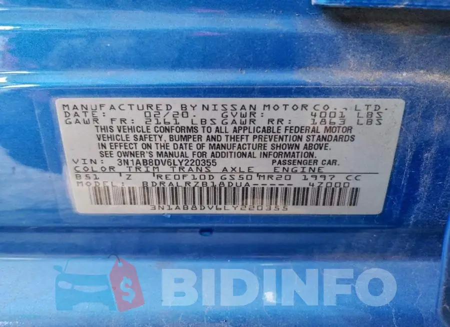 3N1AB8DV6LY220355 Photo# 13