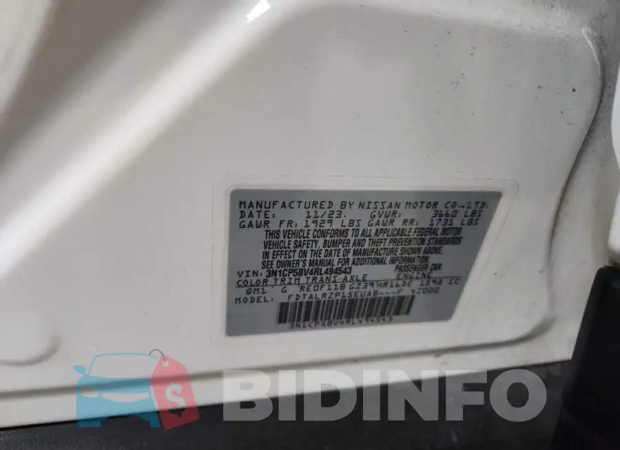 3N1CP5BV4RL494543 Photo# 13