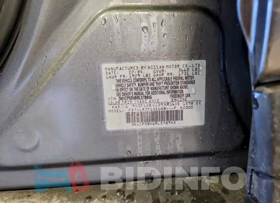 3N1CP5BV6RL578945 Photo# 12