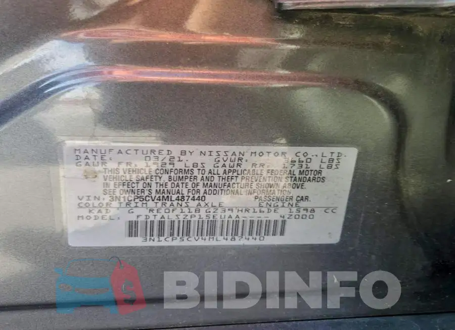 3N1CP5CV4ML487440 Photo# 13